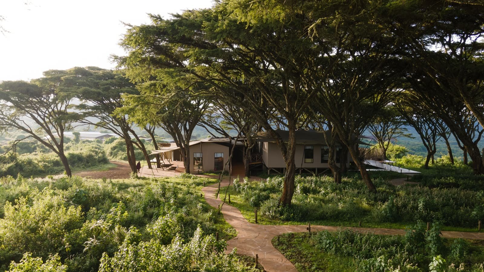 Crater's Edge Lodge, Eastern rim, inside the gate