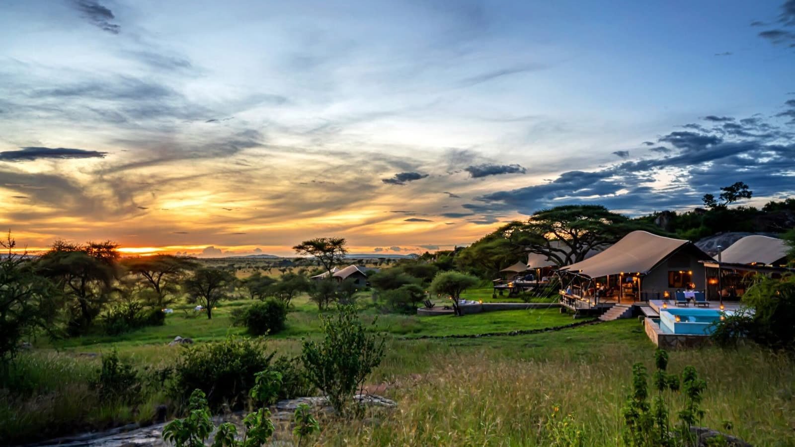 Nanyukie Tented Lodge, Seronera kopjes, Central Serengeti