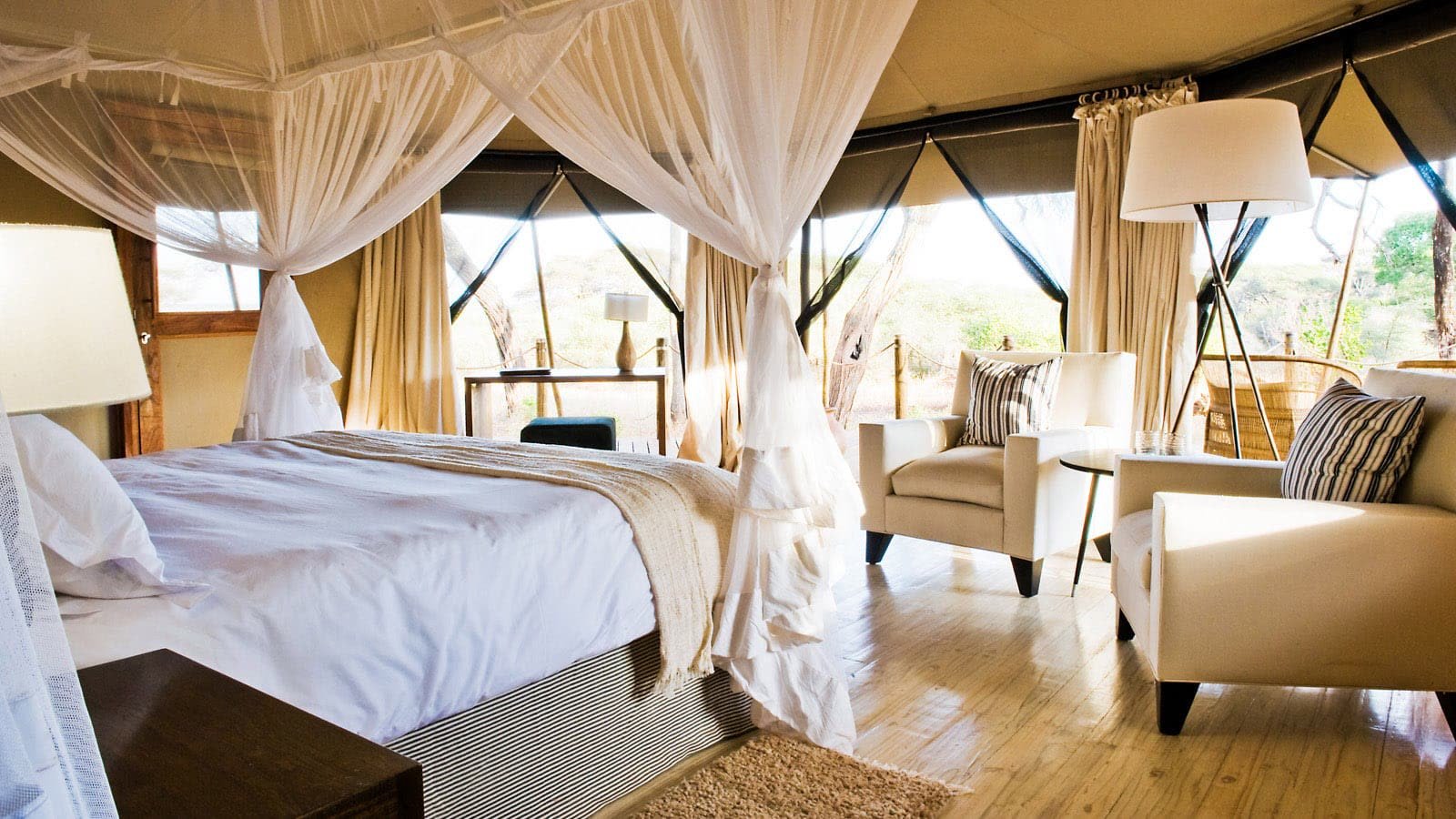 Swala Tented Lodge, Remote southwest corner